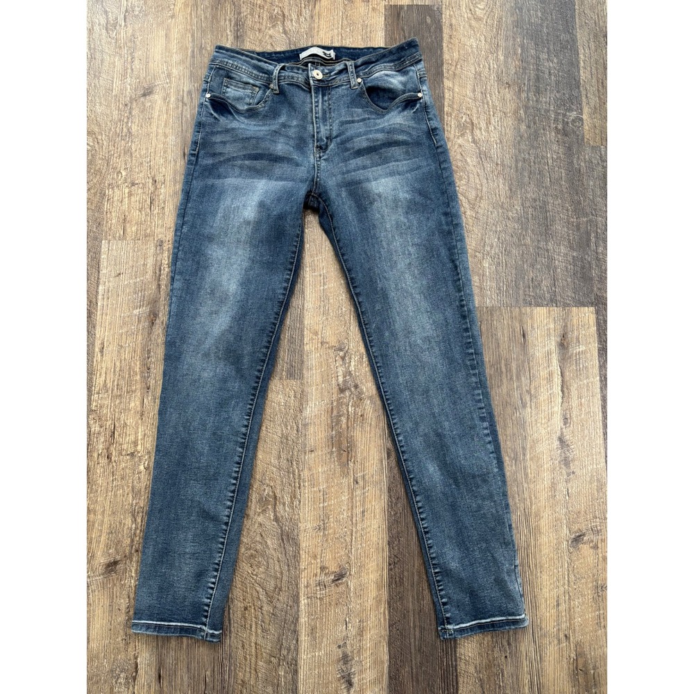 Blue Topic Denim Collection Womens Skinny Jeans Medium Wash Size 11/12 RN 142787